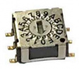 RND 210-00138 Rotary DIP switch HEX 3+3