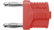 KURZ 19-4 IG MB Ni / RT Jumper plug diam. 4 mm Red