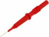 464-IEC-NEEDLE13/0,6-RT Измерительный щуп; 1А; 600В; красный; Размер гнезда:4мм