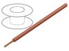 5853/19 RD001 [305 м] Hook-Up Wire, 0.154 mm2, Red Copper Strand, Silver Plated PTFE