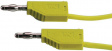 LK410-X 050CM GREEN-YELLOW Test lead diam. 4 mm Yellow / Green 50 cm 1 mm2 CAT I