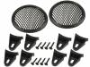 GRILL1040-BK, Декоративная решетка динамика; 4", 4CARMEDIA