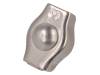 ZLR1-3-A4, Rope clamp simplex; acid resistant steel A4; for rope, KRAFTBERG
