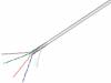 F/UTP5E-FCCA-100 Кабель; F/UTP; 5e; многопров; CCA; 4x2x26AWG; ПВХ; серый; 100м