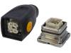 87082101421, Разъем: HAN; "папа" + "мама"; гнездо + вилка; Han Yellock 10, Harting