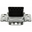 205204-4 D-Sub crimp plug-housing 9 Male Crimp/Straight