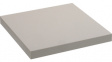 PP GREY 495X495X10 Polypropylene plate 495 x 495 x 10 mm