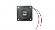 926022505 Wall Outlet INTEGRO 2x USB Flush Mount 2.5A 12V Black