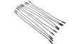 RND 255-00012 [10 шт] Jumper Wire, Male to Female, Pack of 10 pieces, 150 mm, Black
