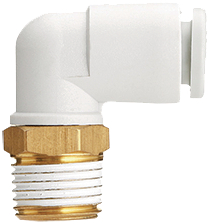 KQ2L06-01AS, Angle plug-in connector R1/8^-6.0 mm, SMC PNEUMATICS
