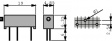 80025 Trimmer Potentiometer 5 kOhm 750 mW