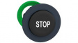 ZB5FL234 Pushbutton Head STOP Black Raised Suitable for Harmony XB5