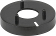 330.130 Nut cover with line black 11.8 mm