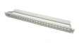 26.11.0356 Patch Panel Frame, CAT5 / CAT6, 24x RJ45, 19", Grey