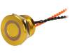 PS223P10Y31O24VT Переключатель: пьезоэлектрический; Положения: 2; SPST-NO; IP68