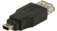 CCGP60902BK USB 2.0 Adapter USB Mini 5-Pin Plug - USB-A Socket