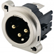 AC3MBV-AU-B XLR 3Pnickel-plated
