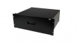 4UDRAWER Storage Drawer for 19" Racks and Cabinets, 481mm, Black