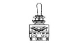 64AT22-514 Toggle Switches 4PDT 3POS T TypTERM STD