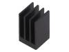 ATS-54150W-C1-R0, Радиатор: штампованный; ребристый; черный; L: 15мм; W: 15мм, Advanced Thermal Solutions