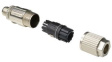 MSXS-08BMMD-SL8001 M12 Straight Plug Sensor Connector, 8 Poles, X-Coded, IDC