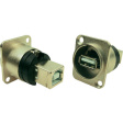 CP30110 Адаптер; гнездо USB A-спереди, гнездо USB B-сзади; 19x24мм