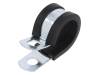 LKD1509 Хомуты; Oпетли: 17,5?19мм; W: 13мм; сталь; Материал корпуса: EPDM
