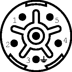 7601 0 51 02 D, Appliance socket 5+PE M 23 EMV Leistung Hummel Poles=6 Female, Hummel