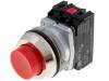 NEF30-WCXY Переключатель: кнопочный; 1; NC + NO; 30мм; красный; IP56; -15?30°C