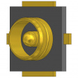 7860.10-A-1.3N-AU-0.74C HF Inner conductor 36 mm