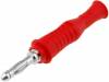 1069-PRO-RT, Вилка; "банан" 4мм; 36А; 70ВDC; красный; Диам.кабеля макс:4,2мм, Electro-PJP