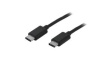 USB2CC2M  Charging Cable USB-C Plug - USB-C Plug 2m Black