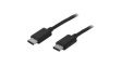 USB2CC2M Charging Cable USB-C Plug - USB-C Plug 2m Black