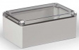 DABP122009T Cubo D 120 x 200 x 86 мм, глухая стенка, прозрачная крышка, ABS, IP 66/67