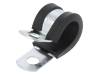 LKD1506 Хомуты; Oпетли: 12,7?14,3мм; W: 13мм; сталь; Материал корпуса: EPDM