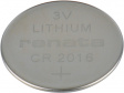 CR2016 Button cell battery Lithium 3 V 90 mAh