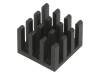 ICK BGA 14 X 14 X 10, Радиатор: штампованный; черный; L:14мм; W:14мм; H:10мм; алюминий, Fischer Elektronik