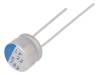 PLF1E220MCL7, Конденсатор: полимерный; 22мкФ; 25ВDC; ESR:50мОм; PLF; THT; ±20%, NICHICON