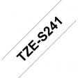 TZE-S241 Label Tape 18 mm Black on White 8 m