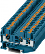 3211485 PT 6-TWIN BU terminal block blue 0.5...6 mm2