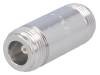 J01024A0004 Соединитель; гнездо N, с обеих сторон; прямой; 50Ом; тефлон