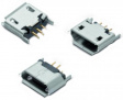 614105150721 Socket, 5, micro-USB B THT