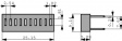 HLCP-J100 LED bar display red