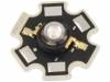 PM2B-3LGS-SD LED мощный; STAR; Pмакс:3Вт; зеленый; 168,4-192лм; 130°; 3,8В