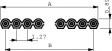 191-2801-109 Кабель: плоский; 1,27мм; многопров; Cu; 9x28AWG; ПВХ; серый; 30,5м