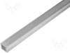 OF-PROFPDS4ALU-2 Профиль для LED модулей; плоский; L:2м; алюминий; прозрачный