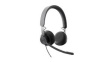 981-001104 Headset, Zone 750, Stereo, On-Ear, 16kHz, USB, Black