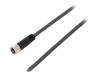SAIL-M8BG-3-3.0U Соединительный кабель; M8; PIN: 3; прямой; 3м; вилка; 60ВAC; 4А