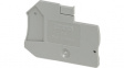3045237 D-UT 4-TWIN/ 1P End plate, Grey