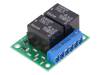 2-CH SPDT RELAY CARRIER WITH 12VDC RELAY Модуль: реле; Каналы: 2; 12ВDC; макс.250ВAC; 10А; штыревой,винтовой